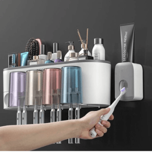 bộ nhả kem đánh răng tiện lợi 