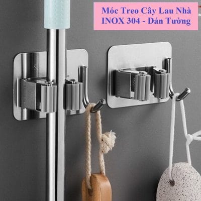 Móc treo cây lau nhà inox 304