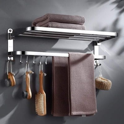 Kệ nhà tắm inox, giá treo khăn tắm