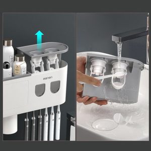 Giá treo bàn chải đánh răng khử khuẩn - Giải pháp thông minh cho sức khỏe răng miệng