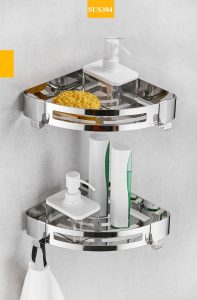 Kệ để đồ nhà tắm inox - Giải pháp hoàn hảo cho không gian tắm gọn gàng