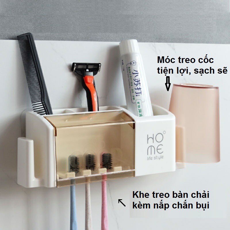 giá treo bàn chải đánh răng