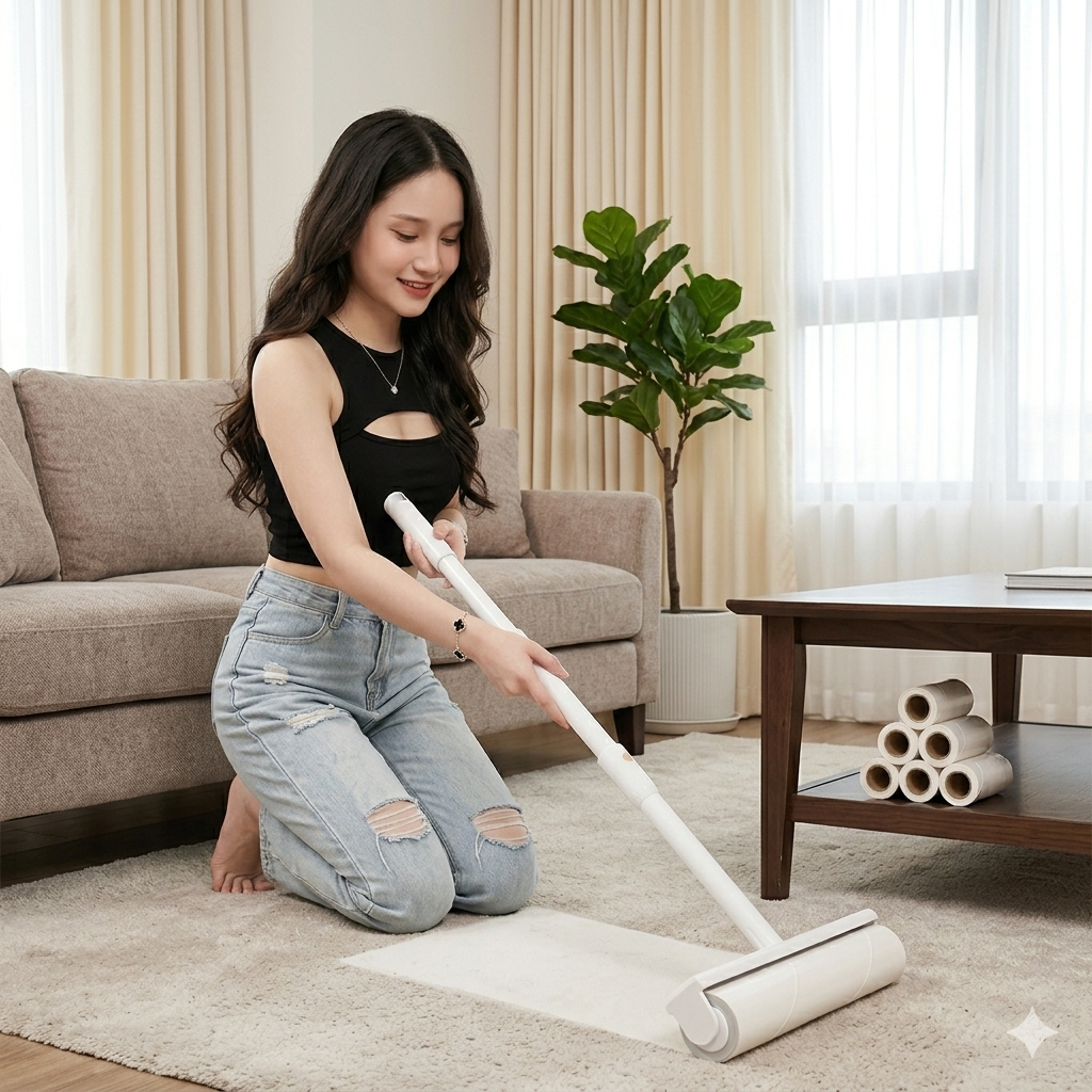 Cây lăn bụi lông thú - Giải pháp hiệu quả để giữ gìn không gian sạch sẽ