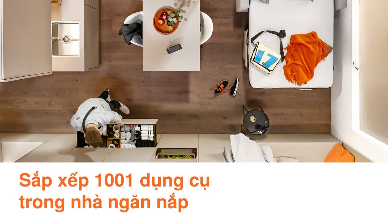 Bí quyết tối ưu không gian với dụng cụ sắp xếp đồ đạc gia đình