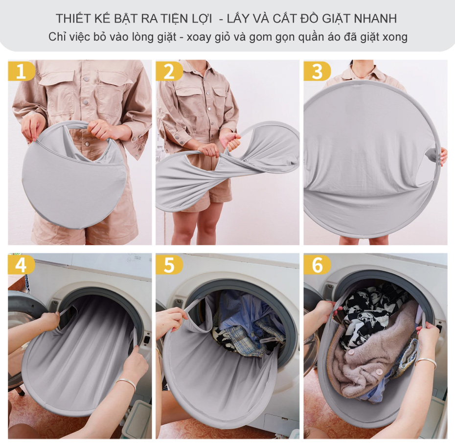 Giỏ đựng quần áo bẩn - Bí quyết giữ nhà cửa gọn gàng
