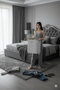 Giỏ đựng quần áo - Giải pháp thông minh cho không gian sống tổ chức