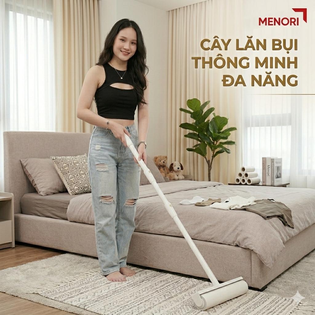 Bí quyết dọn dẹp nhà cửa thông minh với cây lăn bụi đa năng