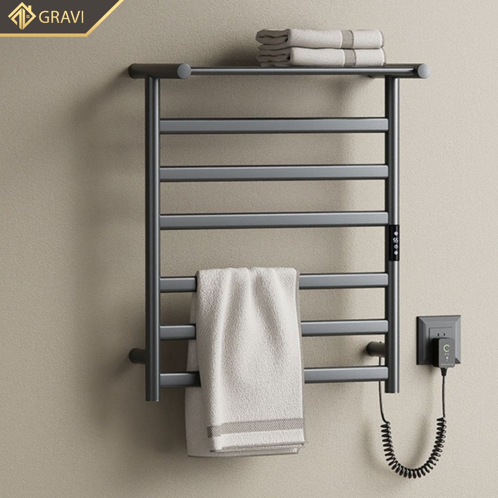 Bí Quyết Thiết Kế Phòng Tắm Gọn Gàng Với Giá Treo Khăn INOX 304