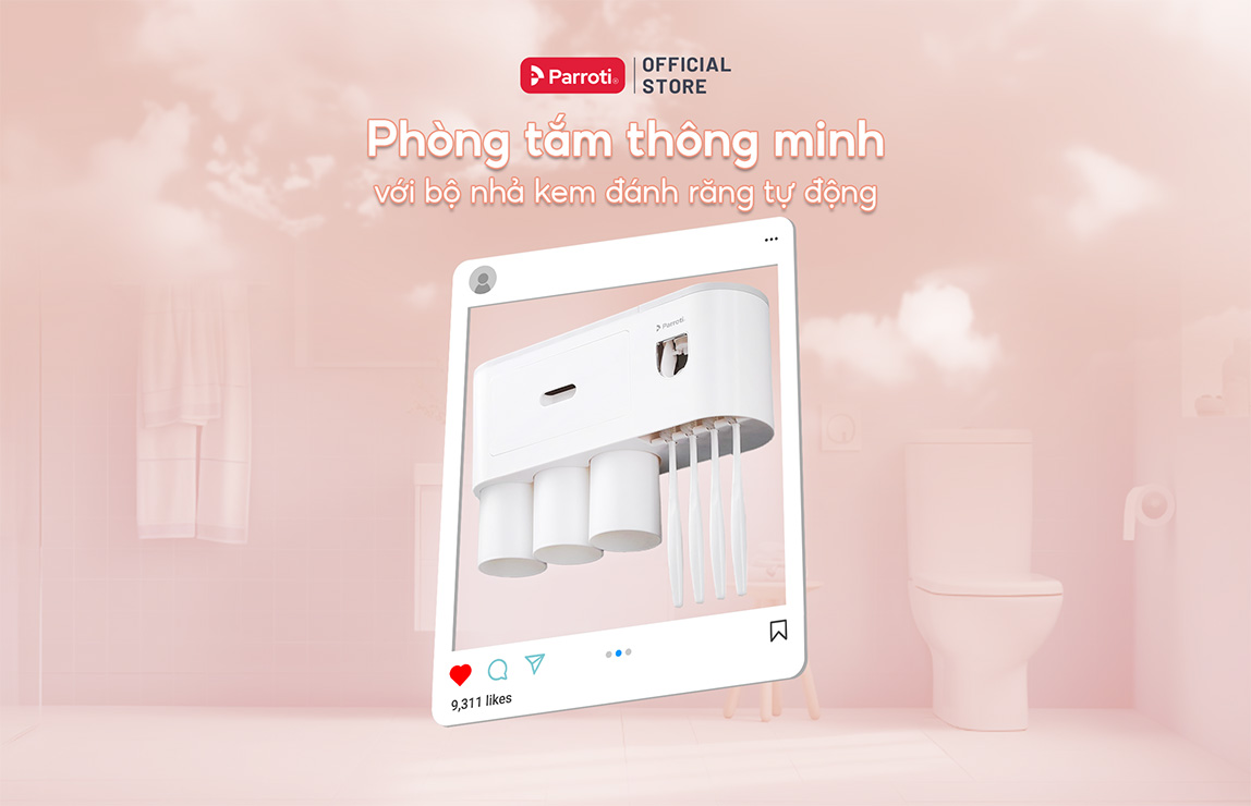 Bộ 2 Nhả Kem Đánh Răng Tự Động OENON – Phụ Kiện Nhà Tắm Thông Minh Cho Gia Đình.