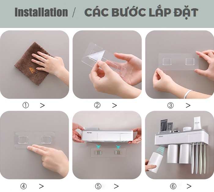 Bộ Nhả Kem Đánh Răng Tự Động OENON – Nâng Tầm Không Gian Nhà Tắm Hiện Đại.