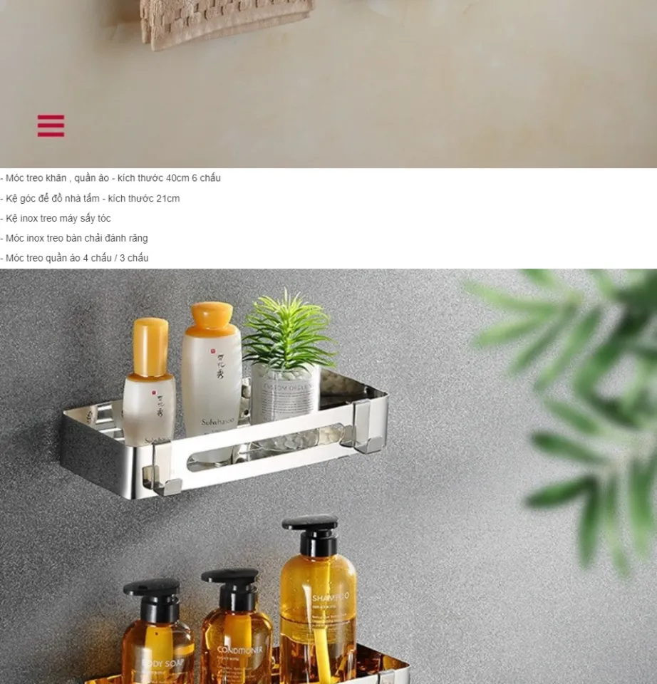 Giá Treo Khăn Nhà Tắm INOX 304 OENON – Chất Liệu Cao Cấp, Chống Gỉ Sét Hiệu Quả.