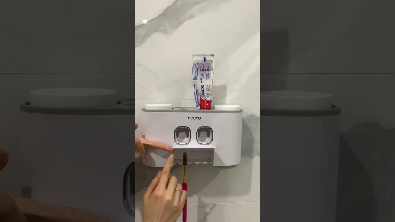 Giải pháp phòng tắm hiện đại với Giá treo bàn chải đánh răng tự động
