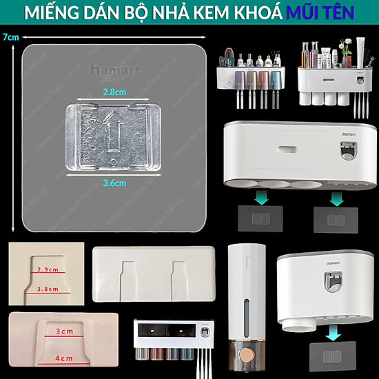 Hướng Dẫn Lắp Đặt Bộ Nhả Kem Đánh Răng Tự Động OENON Dán Tường