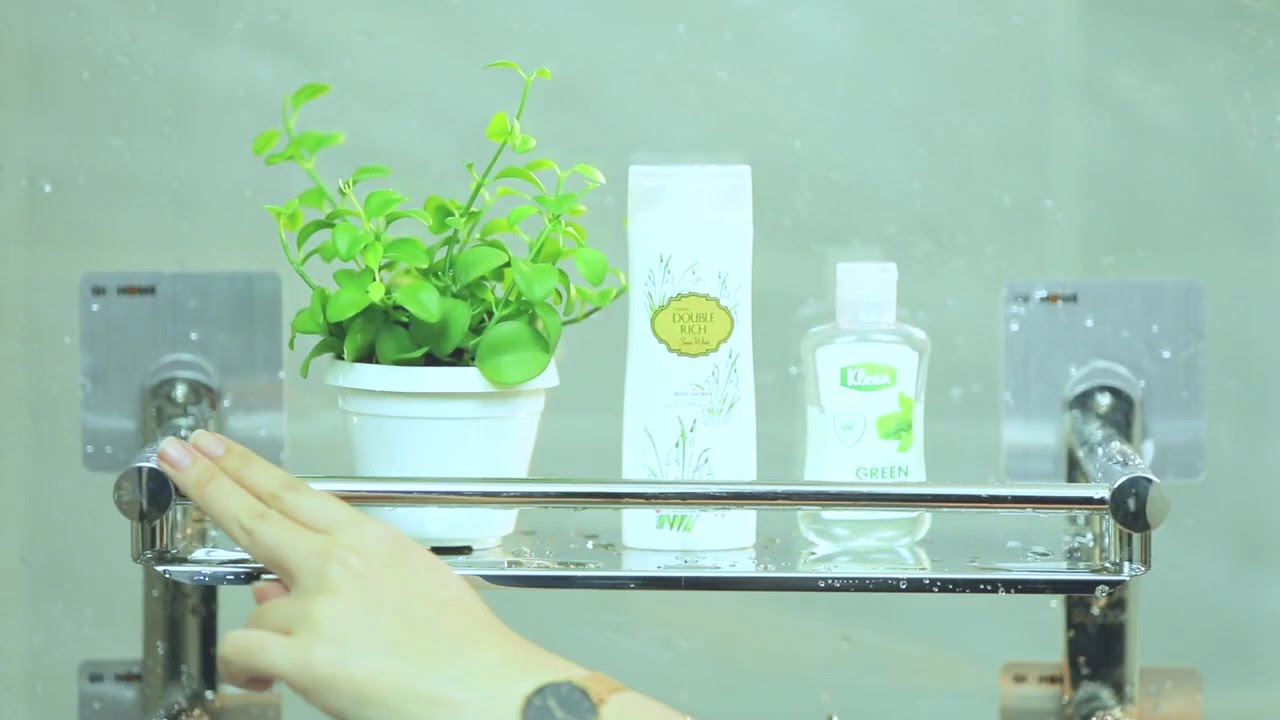 Kệ nhà tắm dán tường INOX 304 - Giải pháp tối ưu không gian